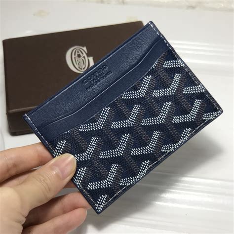 goyard card holder original|authentic goyard card holder.